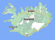 Akureyri, where is located