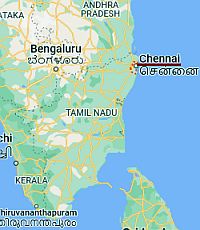 Chennai, where is located
