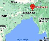 Cherrapunj, where is located