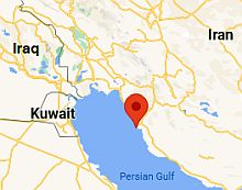 Bushehr, where is located