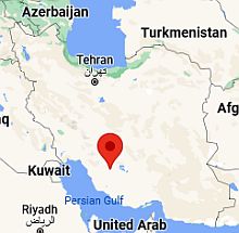 Shiraz, where is located