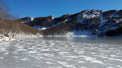 Lago Santo in winter