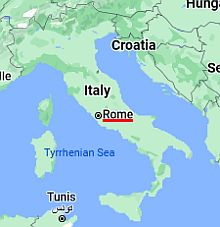 Rome, where is located