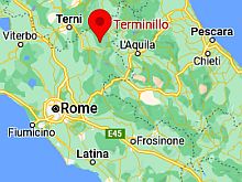 Terminillo, where is located