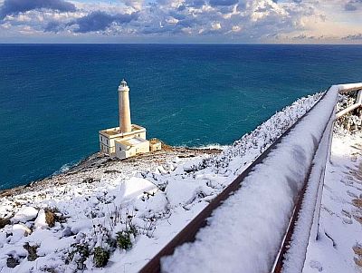 Snow in Otranto