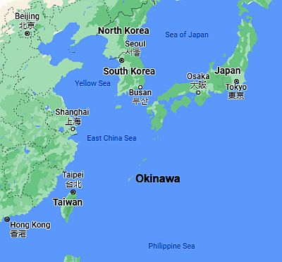 Okinawa, where it is located