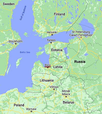 Riga, where it is located