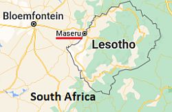 Maseru, where is located