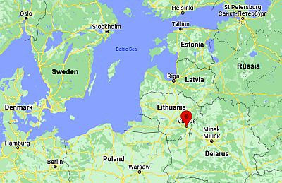 Vilnius, where it is located