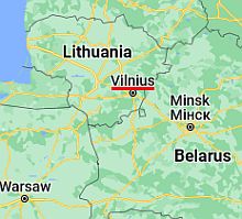 Vilnius, where is located