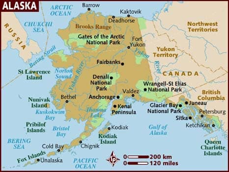 Alaska Annual Weather Chart