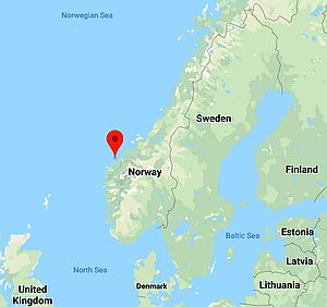 Alesund, where it's located