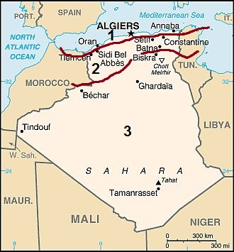 Map - Algeria
