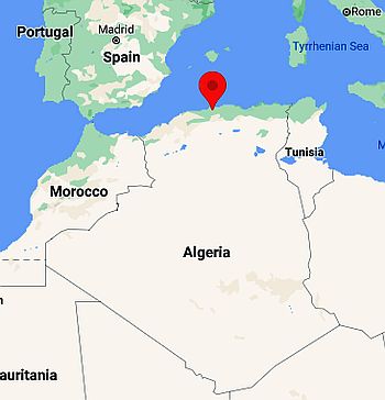 Algiers, where it's located