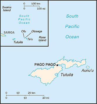 Map - American Samoa