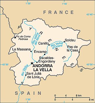 Map - Andorra