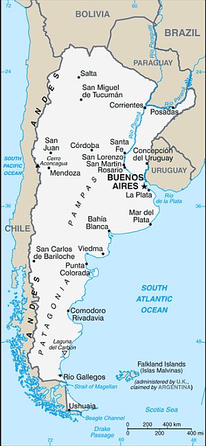 Map - Argentina