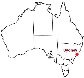 Sydney, where it's located