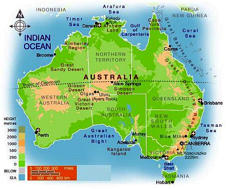 Map - Australia