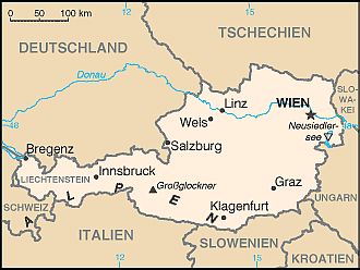 Map - Austria