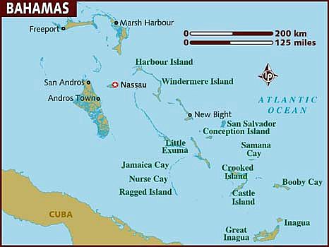 Map - Bahamas
