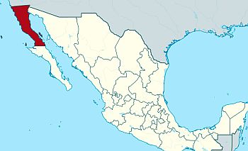 Baja California, where it is