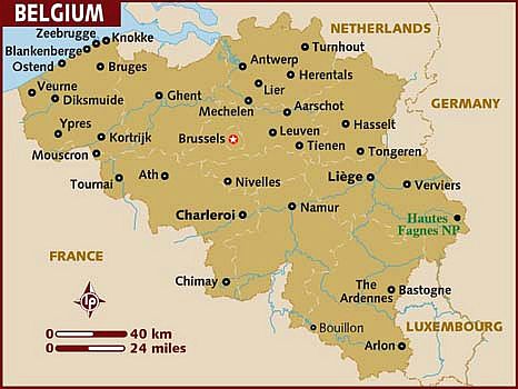 Map - Belgium