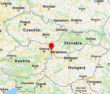 Bratislava, where it's located