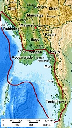 Burma Climate Chart