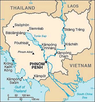 Map - Cambodia