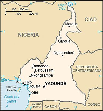 Map - Cameroon