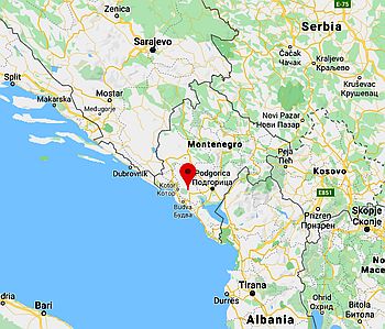 Cetinje, where it's located