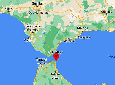 Ceuta, where it's located