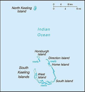 Map - Cocos Islands