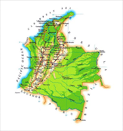 Map - Colombia
