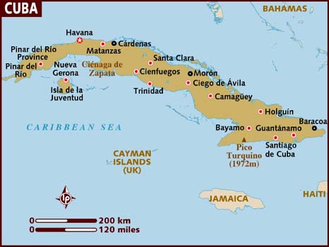 Map - Cuba