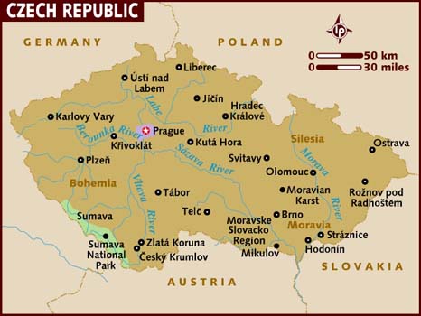 Map - Czech Republic