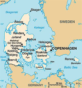 Map - Denmark