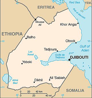 Map - Djibouti