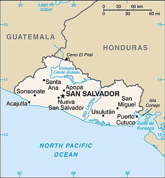 Map - El Salvador