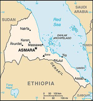 Map - Eritrea