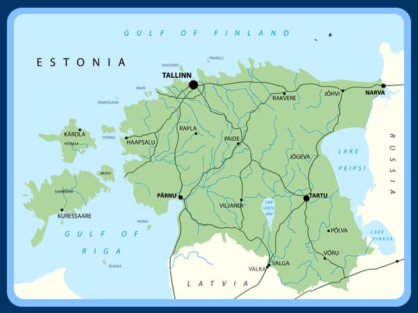 Map - Estonia