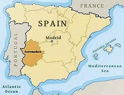 Extremadura, where it's located