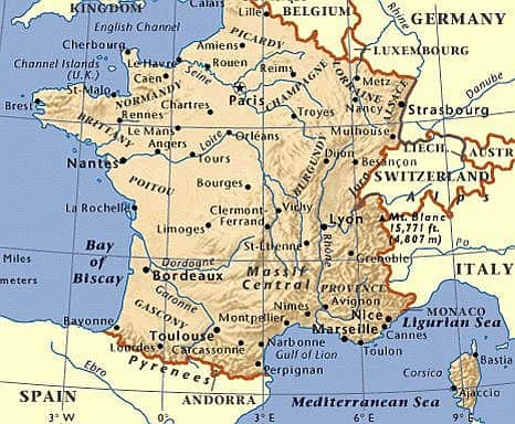 Map - France