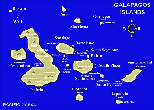 Map - Galapagos