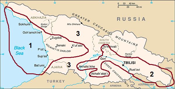 Map - Georgia