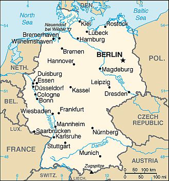 Map - Germany