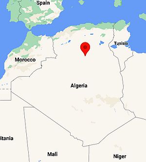 Ghardaia, where it's located