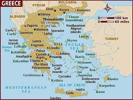 Map - Greece