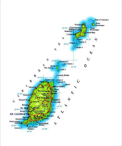 Map - Grenada